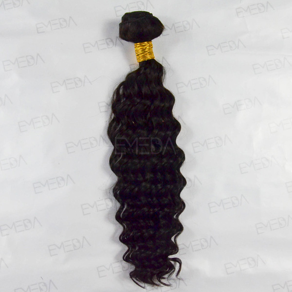 Brazilian vigin human hair weaving deep wave natural color CX029